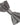 Dolce & Gabbana Men Gray 100% Silk Adjustable Neck Papillon Bow Tie
