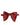 Dolce & Gabbana Men Red 100% Silk Adjustable Neck Papillon Bow Tie