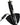 Dolce & Gabbana Black Silver 100% Silk Adjustable Neck Papillon Bow Tie