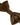 Dolce & Gabbana Men Brown 100% Silk Adjustable Neck Papillon Bow Tie