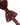 Dolce & Gabbana Men Bordeaux Floral Adjustable Neck Papillon Bow Tie