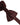 Dolce & Gabbana Burgundy Polka Dot Silk Adjustable Neck Papillon Bow Tie