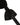 Dolce & Gabbana Men Black Paisley Silk Adjustable Neck Papillon Bow Tie