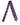 Dolce & Gabbana Men Purple Animal Print Adjustable Tied Necktie Tie