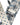Dolce & Gabbana Men Off White Blue Geometric Adjustable Tied Necktie Tie