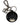 Dolce & Gabbana Black Fushiguro Megumi Charm Metal Keychain Keyring