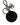Dolce & Gabbana Black Kaisen Satoru Gojo Charm Metal Keychain Keyring