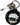 Dolce & Gabbana Black Kaisen Satoru Gojo Charm Metal Keychain Keyring