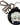 Dolce & Gabbana Black Kaisen Toge Inumaki Charm Metal Keychain Keyring