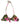 Dolce & Gabbana Fuchsia Pink Fig Print Beachwear Bikini Top