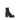 Prada Black Calf Leather Bos Taurus Ankle Boots