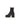 Prada Black Calf Leather Bos Taurus Ankle Boots