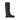 Valentino Garavani Black Calf Leather Bos Taurus Flat Boots