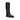 Valentino Garavani Black Calf Leather Bos Taurus Flat Boots