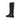 Valentino Garavani Black Calf Leather Bos Taurus Flat Boots