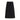 Fendi Black Wool Oves Aries Midi Skirt