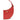 Valentino Garavani Red Calf Leather Bos Taurus Shoulder Bag