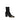 Valentino Garavani Black Calf Leather Bos Taurus Ankle Boots