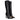 Versace Black Leather High Heel Boots