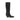 Chloé Black Calf Leather Bos Taurus Over The Knee