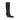 Chloé Black Calf Leather Bos Taurus Over The Knee