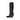 Chloé Black Calf Leather Bos Taurus Over The Knee