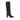 Prada Black Calf Leather Bos Taurus High Heel Boots