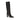 Prada Black Calf Leather Bos Taurus High Heel Boots