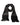 Dolce & Gabbana Black Silk Crown Fringed Neck Shawl Scarf