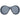 Moncler Black Plastic Sunglasses
