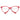 Moncler Red Plastic Glasses (Frames)
