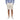 Borghese White Linen Bermuda Shorts