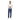 Borghese Blue Linen Casual Pants