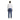 Borghese Blue Linen Casual Pants