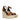 Versace Brown Leather Wedge Sandals