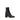MM6 Black Lamb Ovis Aries Ankle Boots