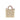 Rabanne Beige Raffia Handbag