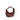 Moschino Bordeaux Calf Leather Bos Taurus Handbag