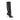 Dolce & Gabbana Black Calf Leather Bos Taurus High Heel Boots