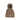 Moncler Brown Wool Oves Aries Beanie