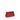 Alexander McQueen Red Calf Leather Bos Taurus Clutch Bag