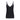 Brunello Cucinelli Black Cotton Sleeveles T-Shirt