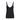 Brunello Cucinelli Black Cotton Sleeveles T-Shirt