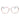 Emilio Pucci Red Metal Glasses (Frames)