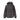 Guess Jeans Black Polyester Women Jacket with Removable Hood
