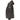 Guess Jeans Black Polyester Women Jacket with Removable Hood