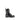 Dolce & Gabbana Black Calf Leather Bos Taurus Lace-Up Boots