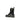 Dolce & Gabbana Black Calf Leather Bos Taurus Lace-Up Boots