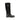 Dolce & Gabbana Black Calf Leather Bos Taurus Flat Boots