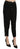 Guess Black Polyester High Waist Cropped Trousers Pants
